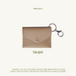 Ińes Card and Coin Purse with Key Ring and Hook