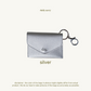 Ińes Card and Coin Purse with Key Ring and Hook